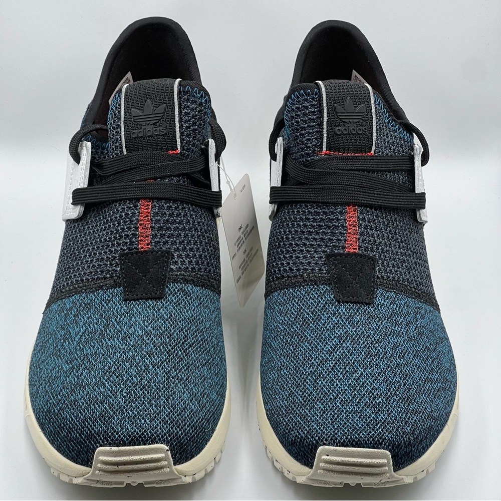 Adidas Zx Flux Plus Sneakers Men’s Shoe Sz. 10 AQ5398 Blue Black NWOB - Picture 2 of 7